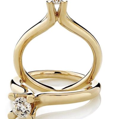 Visholm Enstens diamantring 0,30 ct.