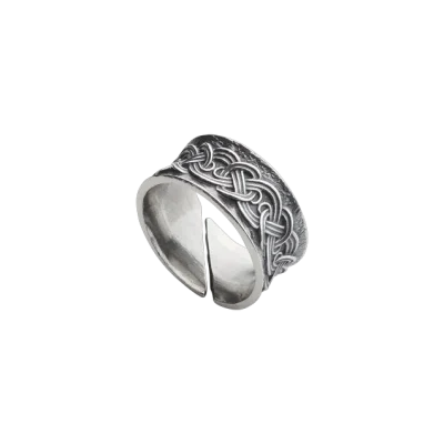 Ring Audbjørn, flette brei