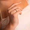 Ring i gull med zirkonia - Bilde 2