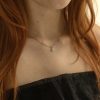 Anheng i gull med diamant 0,15 ct WP - Bilde 2
