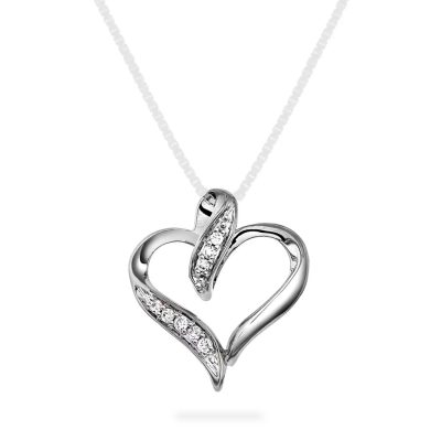 Anheng i gull med diamanter 0,05 ct WP1