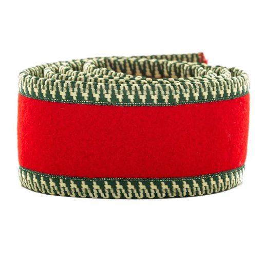 Stofflist brokalist rød