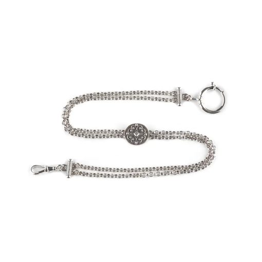 Klokkelenke nr. 21 dobbel oksydert