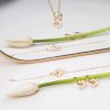 Harmoni smykke i 925 forgylt sølv ferskvannsperler - Bilde 3