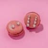 Pan Jewelry - Glitz hearts øredobber i forgylt sølv - Bilde 4