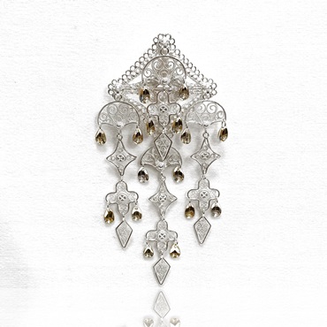 Bergenssølje nr. 2 lys forgylt