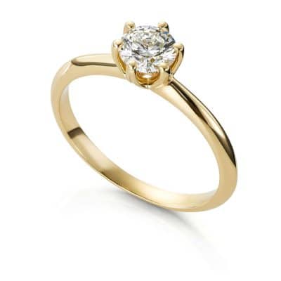 Ring Alexandra med LAB grown diamant 0.5 ct.
