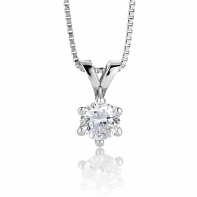 Anheng Margrete med LAB grown diamant 3 ct.