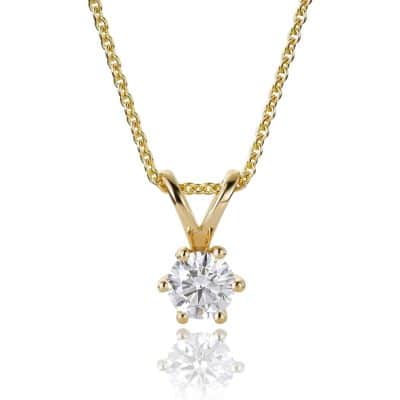 Anheng Alexandra med LAB grown diamant 0.4 ct.