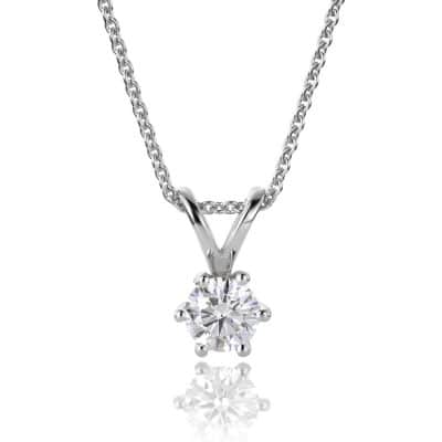Anheng Alexandra med LAB grown diamant 0.4 ct.