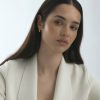 Mockberg Pavé Precious Small Gold Hoops - Bilde 5