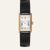 Mockberg Timeless Black Leather Gold Watch 19x28mm - MB0245