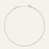 Mockberg Thin Rope Necklace Silver - Bilde 2