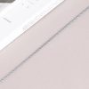 Mockberg Thin Rope Necklace Silver - Bilde 3