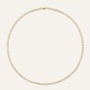 Mockberg Tennis Necklace Gold