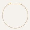 Mockberg Tennis Necklace Gold - Bilde 2