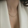 Mockberg Snake Chain Necklace Gold - Bilde 3