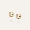 Mockberg Midnight Gold Hoops Small