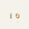 Mockberg Midnight Gold Hoops Small - Bilde 2