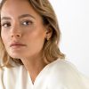 Mockberg Midnight Gold Hoops Small - Bilde 4