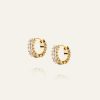 Mockberg Midnight Gold Hoops Medium