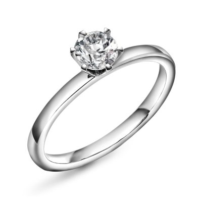 Contessa ring i gull LAB diamant 0,5 ct.