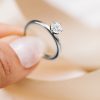 Contessa ring i gull LAB diamant 0,5 ct. - Bilde 4