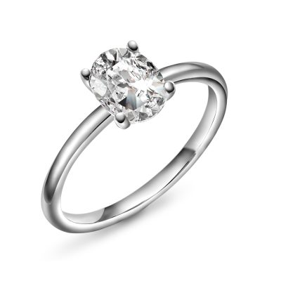 Empress ring i gull LAB diamant 1,25 ct.