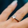 Empress ring i gull LAB diamant 1,25 ct. - Bilde 3