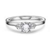 Princess ring gull LAB diamanter 0,95 ct. - Bilde 2