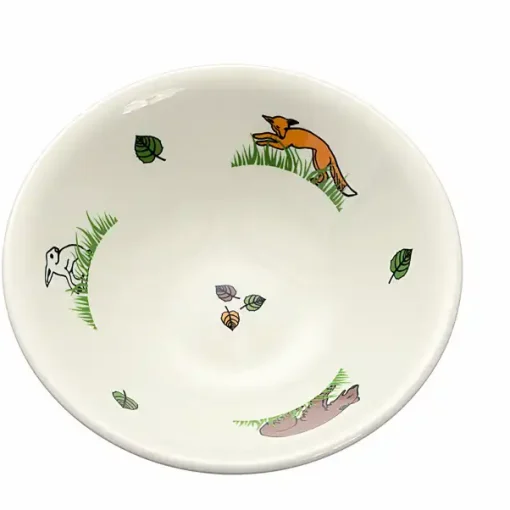 Bjørn-Rev-Hare porselenskål